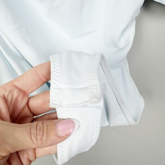 FREE PEOPLE | INTIMATELY NEW Somethin’ Bout You Blue Bodysuit Women’s Size Small - Picture 9 of 13